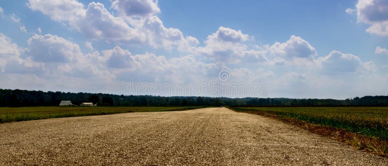 A Long Lonely road in Parke County Indiana on a cool Autumn day stock photos A Long Lonely road in Parke County Indiana on a cool Autumn day stock photos