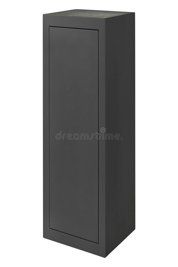 Long Metal Box Isolated on White Stock Photo Image of steel, packaging 129638722