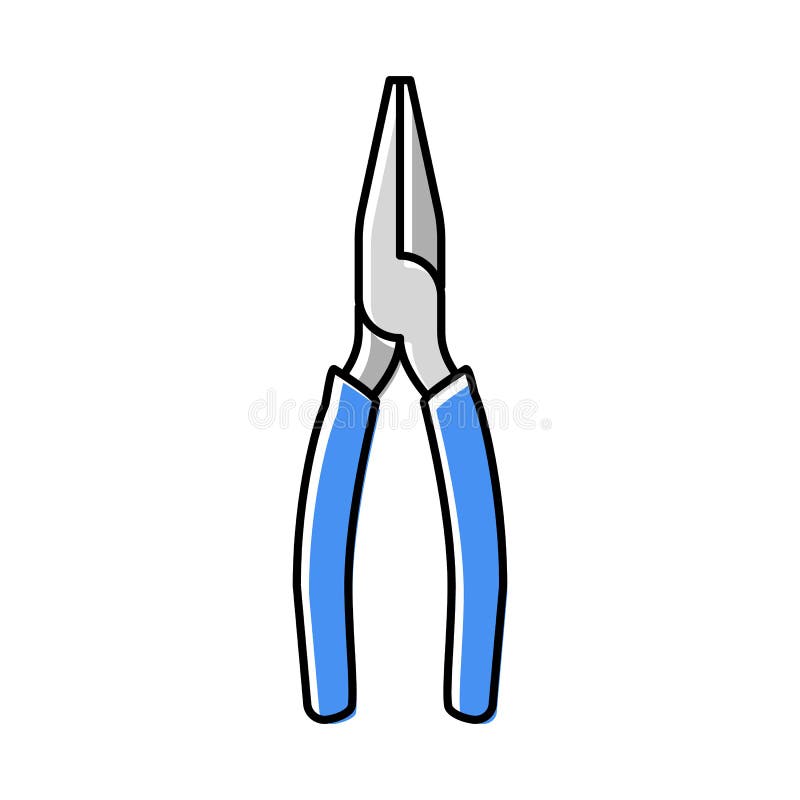 Long Nose Pliers Stock Illustrations 74 Long Nose Pliers Stock