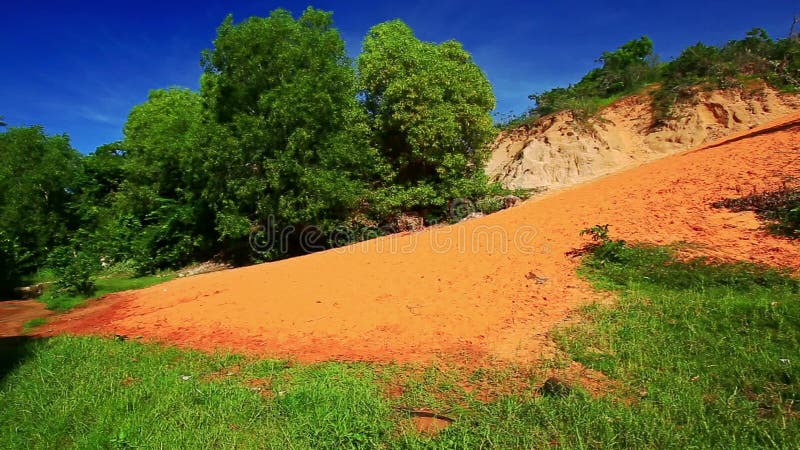 Hill Trees Green Grass Nature Stock Footage Video Of Grass Village