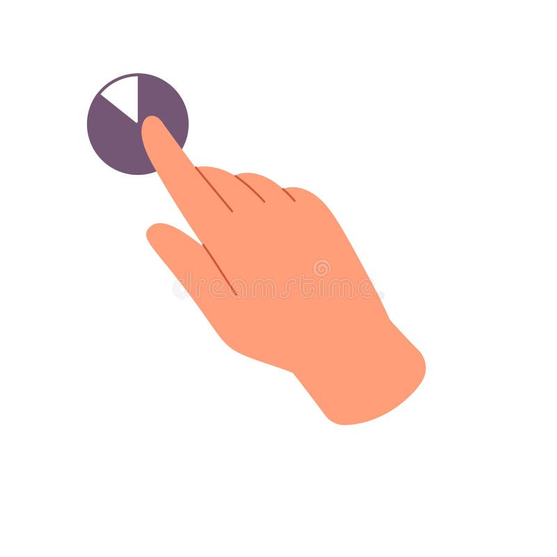 Long Press Icon for Interface Sensor Control. Touch, Push Smartphone ...