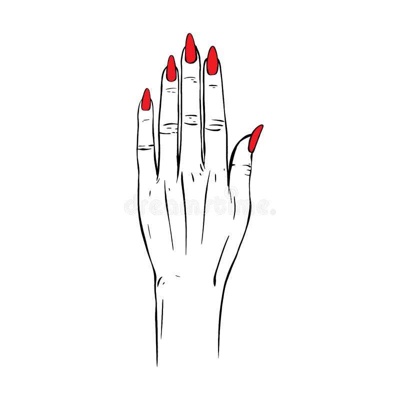 Long Nails Sign Stock Illustrations 300 Long Nails Sign Stock