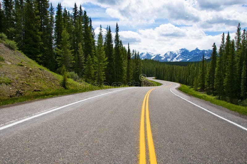 Gestión sobre el largo tiempo carreteras en naturaleza.