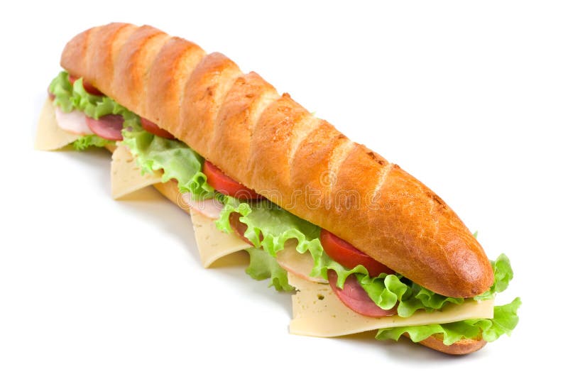 Long sandwich à baguette
