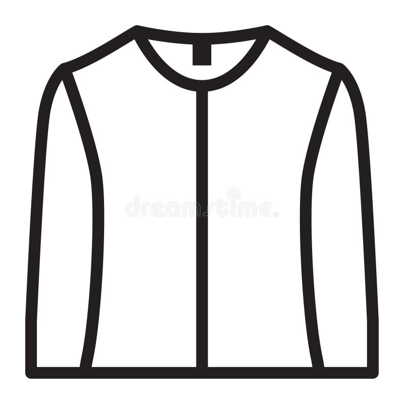 Long Sleeve Shirt Icons Collection Stock Vector - Illustration of