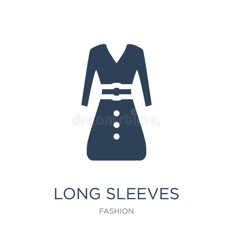 Long Sleeves Icon in Trendy Design Style. Long Sleeves Icon Isolated on ...