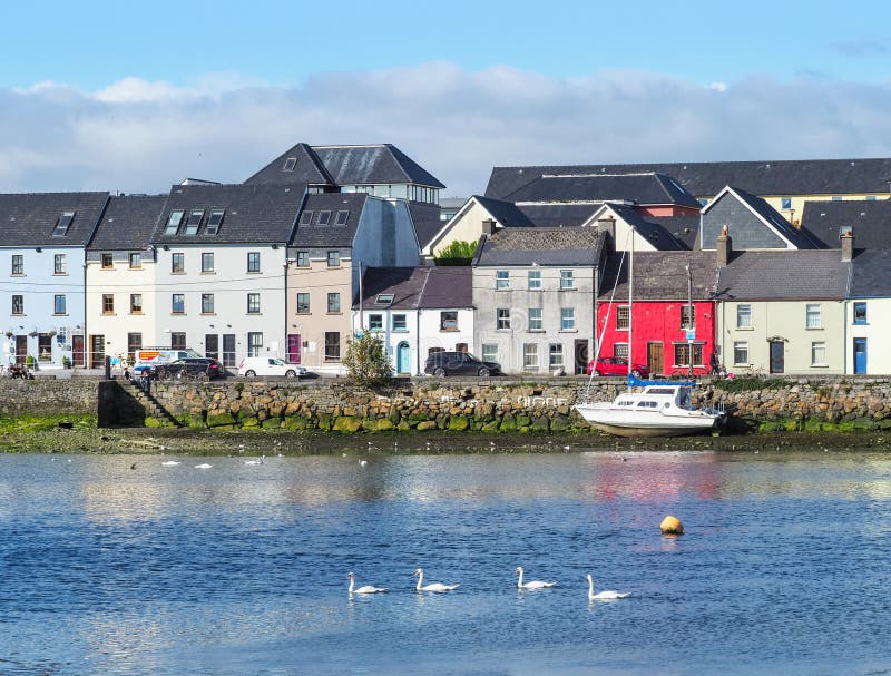 The Long Walk in Galway editorial stock image. Image of long - 128026444