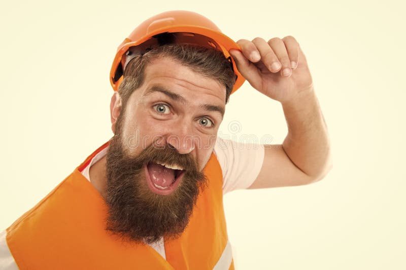 After long working day. Construction industry. Bearded brutal hipster safety engineer. Engineering career concept royalty free stock photos After long working day. Construction industry. Bearded brutal hipster safety engineer. Engineering career concept royalty free stock photos