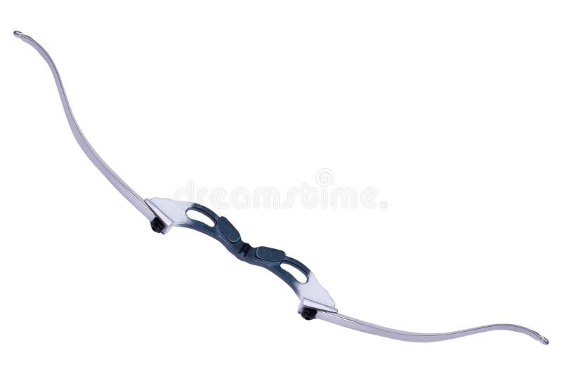 Longbow isolated on white stock image. Image of indian 129637633
