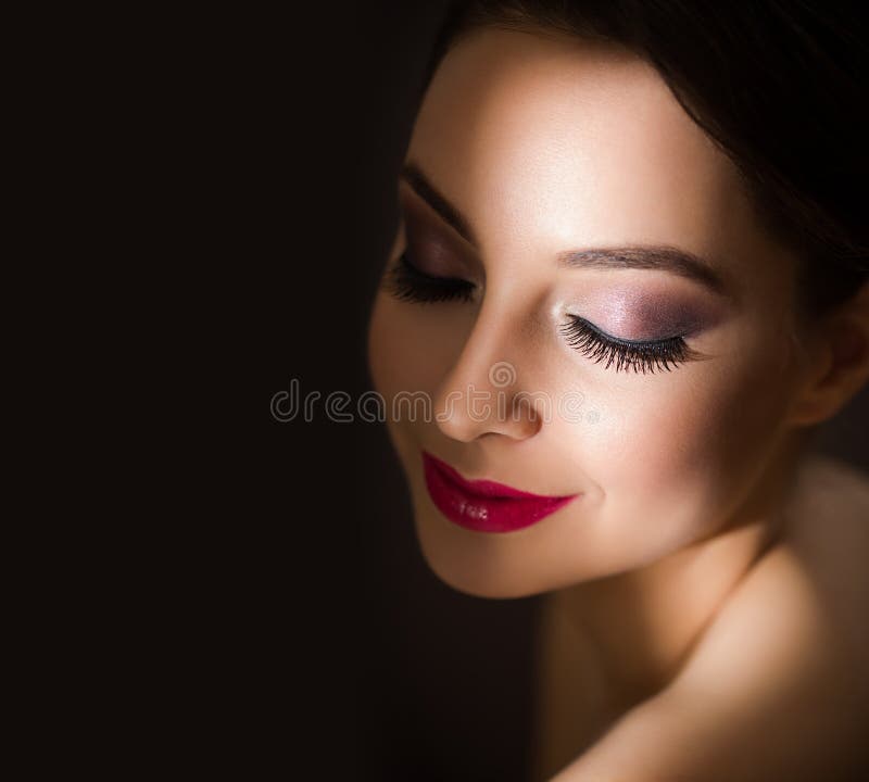 The longest lashes stock photos