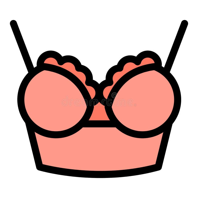 Bra Vector Icon.Outline Vector Icon Isolated on White Background Bra Stock  Vector - Illustration of garment, …