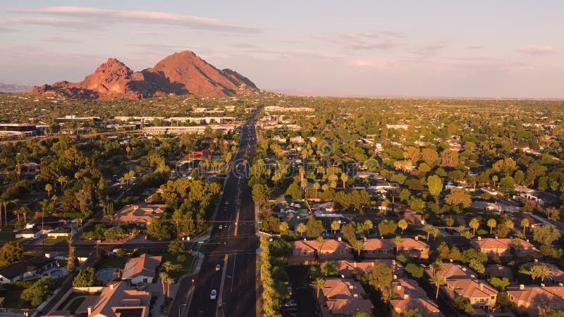 Longueur aérienne de Phoenix Arizona clips vidéos