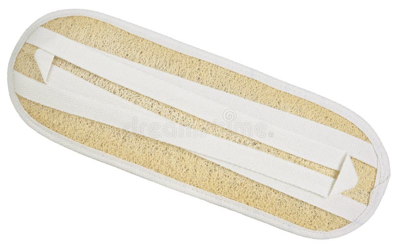 Loofah massager stock photography