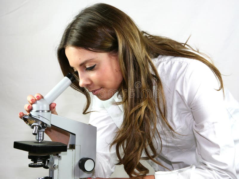 Looking Down the Barrel stock photo. Image of microscope 9195176