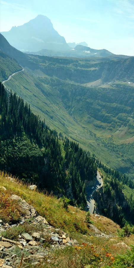 Looking down on the Sun Road stock photos Looking down on the Sun Road stock photos
