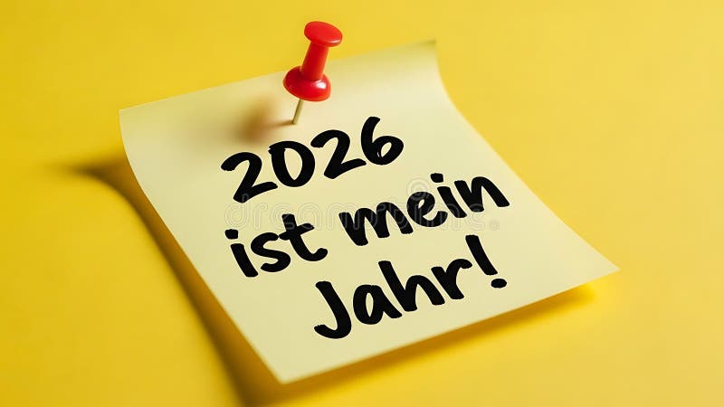 Looking forward to 2026 stock illustration