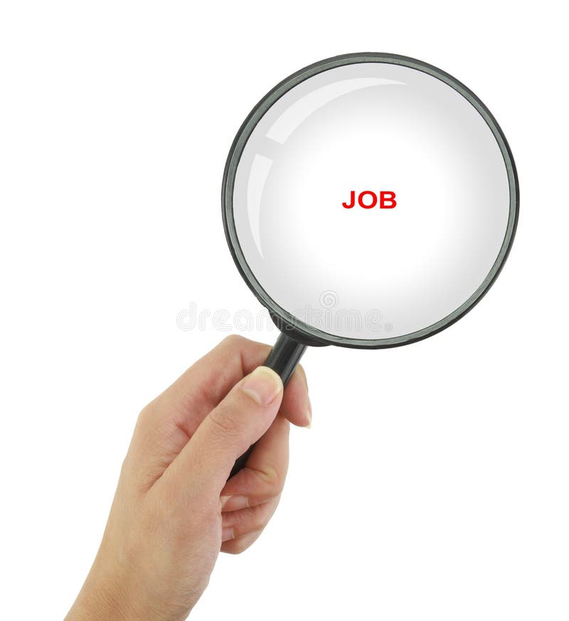 Looking for a job royalty free stock image