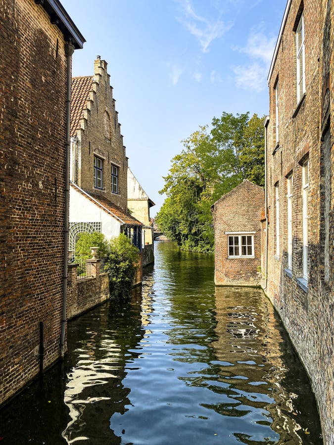 The canals of Bruges, Belgium