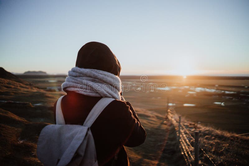 Looking over a landscape in Iceland stock images Looking over a landscape in Iceland stock images