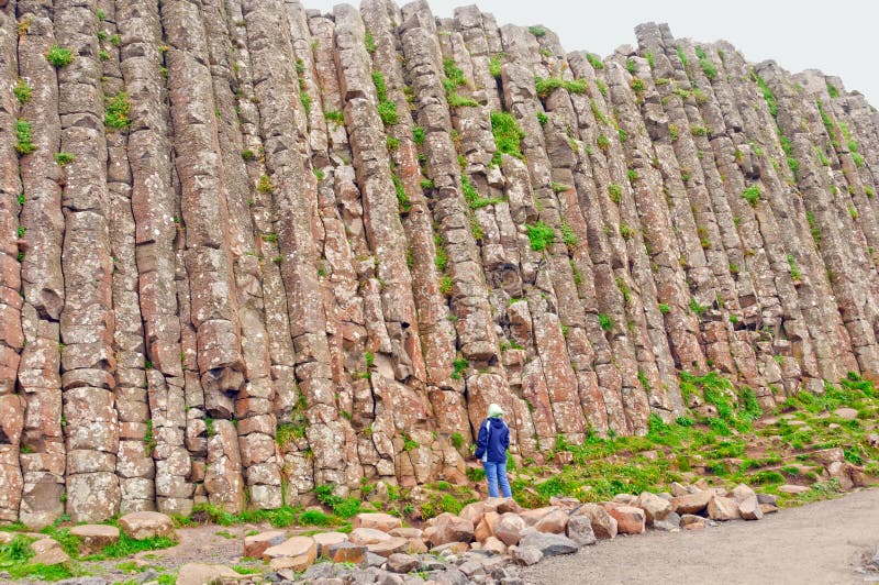 Looking up a natural Rock Wall