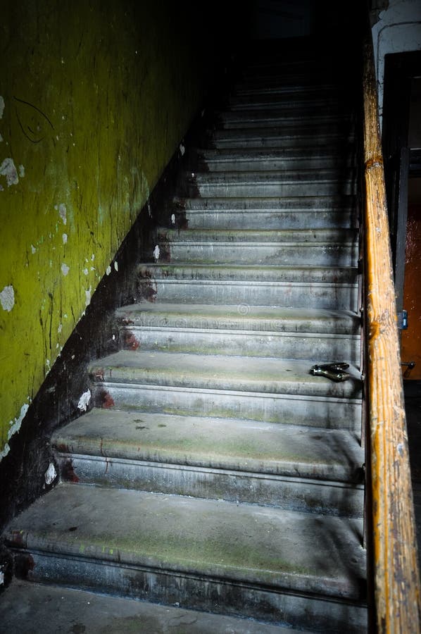 Looking up at an stairs stock photos