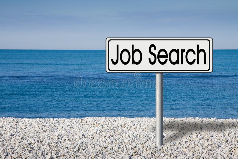 Looking for Work for Outdoor Activities. Job Search Concept Image Stock
