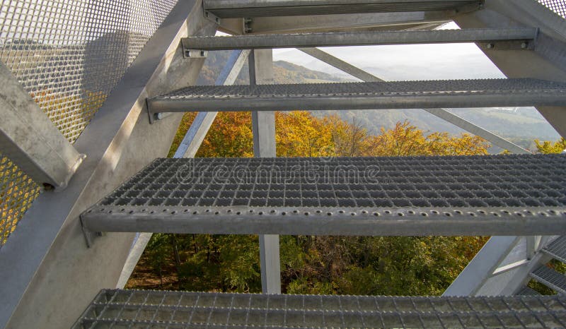 Lookout tower or observation tower in Horne Lazy, Brezno, Slovakia