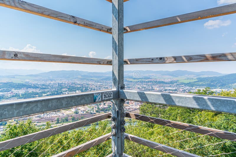 Lookout tower on top of Duben Hill in Zilina