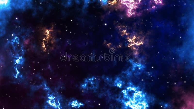 Loop Aurora Galaxy Animation. Sci-fi Galaxy Fantasy Voyage through Space.  Star Field Fly through in a Space Galaxy in Big Bang Stock Photo - Image of  loop, glowing: 206119312