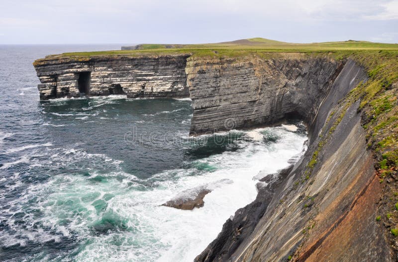 Loop head cliffs, Ireland stock photo. Image of landscape - 26605514