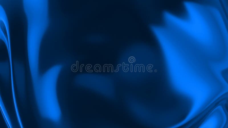 Loopable Shiny Cyber Metal Neon Pantone Blue Colored Surface With Animated Waves Psychedelic Background Closeup Retro Empt vector illustration