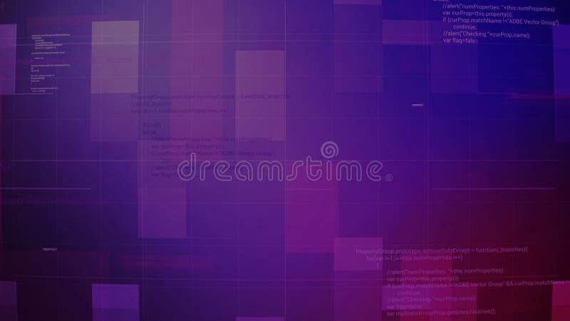 Looped Dynamic Background with Program Codes. Motion Stock Photo ...
