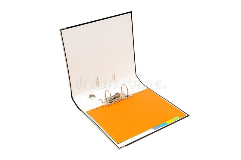 Looseleaf binder stock photo. Image of black, education 10690096