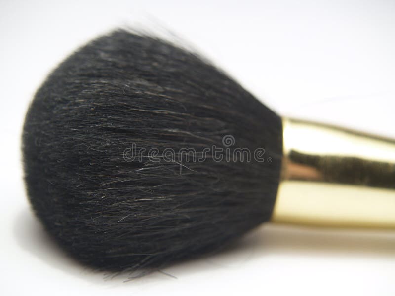 Loose powder brush stock image. Image of fiber, soft, black 534367