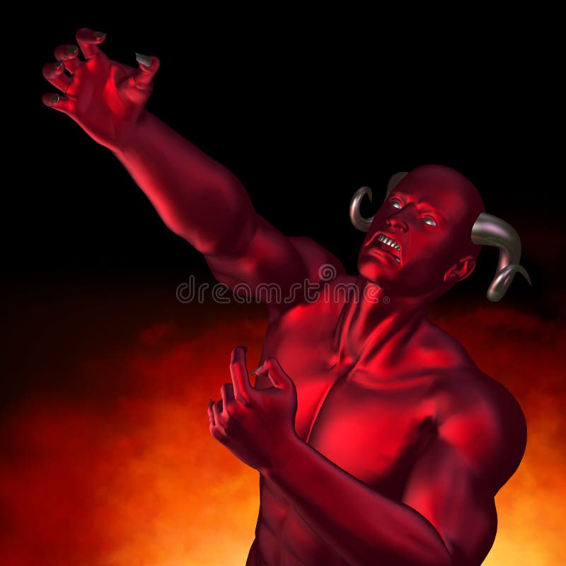 Download Loosing Your Soul stock illustration. Illustration of grabbing - 6494191