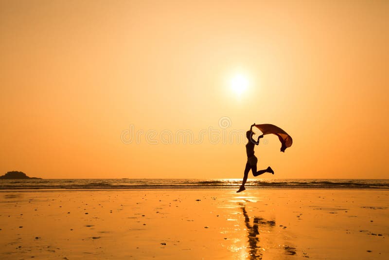 Vrouw die rent stock fotografie