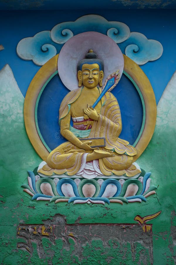 Lord Buddha& x27;s various methods of meditation. royalty free stock photo