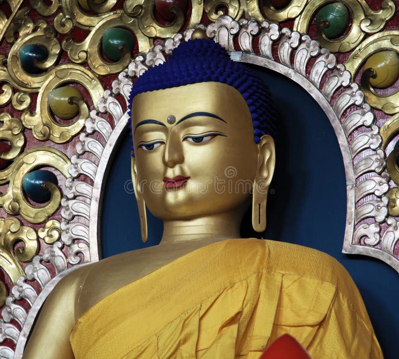 Lord buddha statue stock photo
