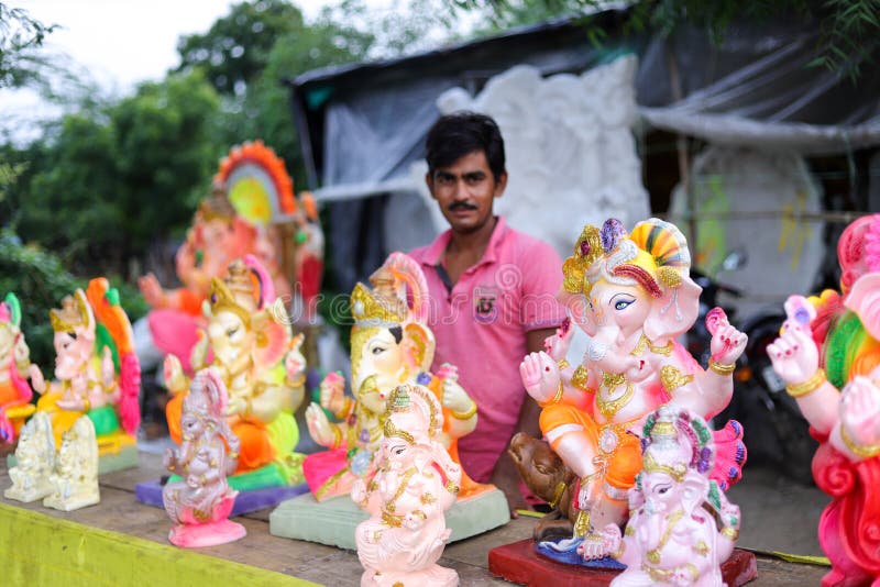 Lord Ganesh stock afbeeldingen