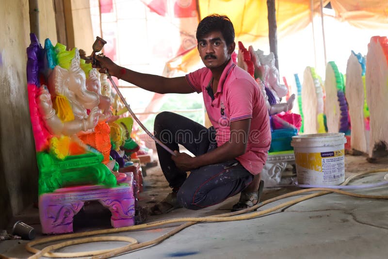 Lord Ganesh royalty-vrije stock foto's