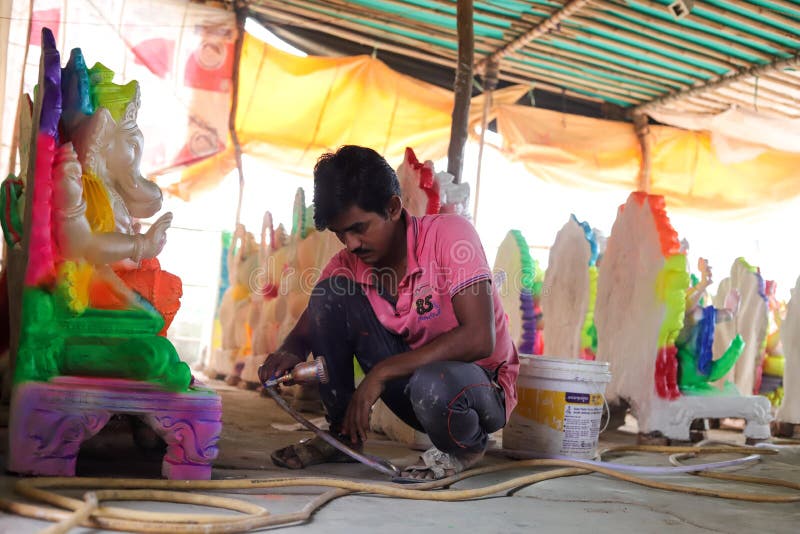 Lord Ganesh royalty-vrije stock foto