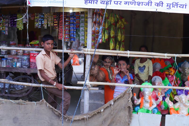 Lord Ganesh royalty-vrije stock foto's