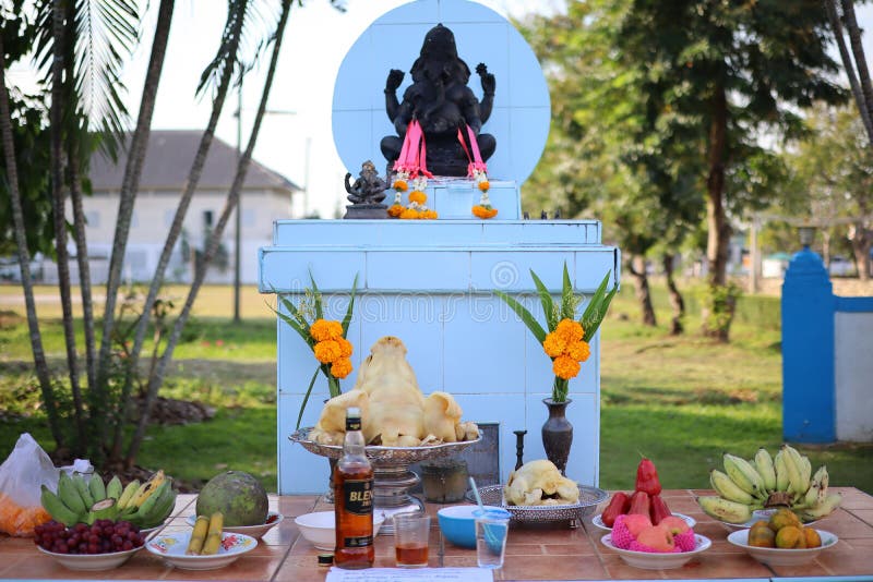 Lord Ganesh, de respecteerde god van de God van Indiërs van succes royalty-vrije stock foto