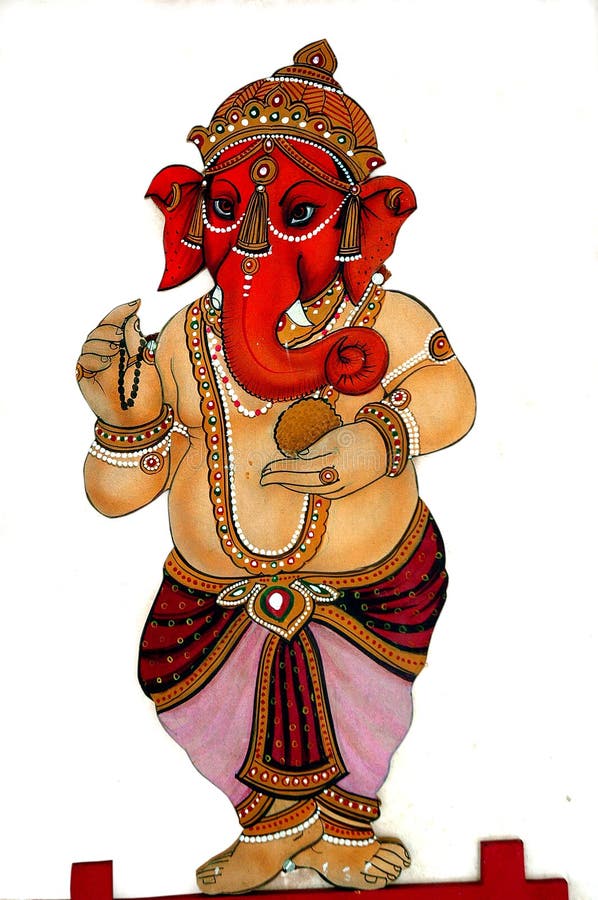 Ganesh drawing Black and White Stock Photos & Images - Alamy