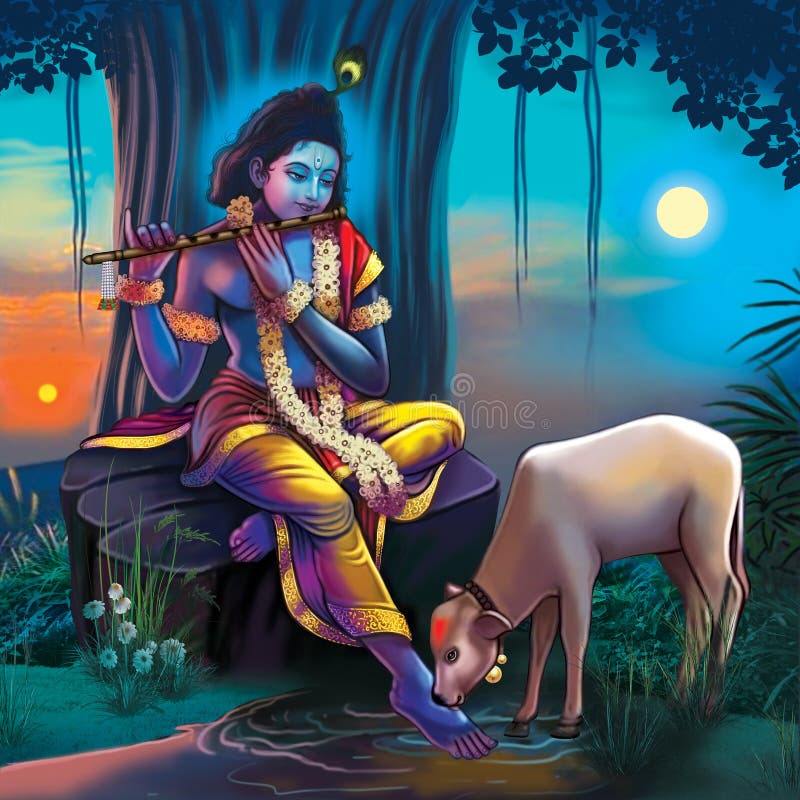 Lord Krishna High Resolution Digital Painting Stock Illustration - Illustration of hindu, lord: 219883767 Lord Krishna High Resolution Digital Painting Stock Illustration - Illustration of hindu, lord: 219883767