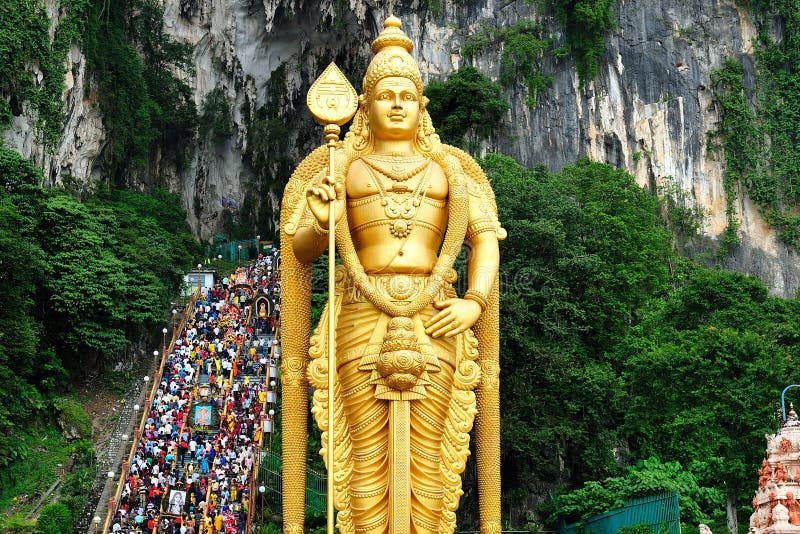 Lord Murugan Statue @ Thaipusam Editorial Image - Image of festival,  corner: 129020770