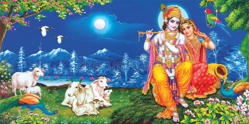 Lord Radha Krishna Beautiful wallpaper with background