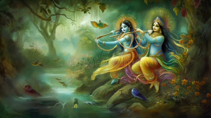 Lord Radha Krishna Are Known For Their Divine Love And Devotion Towards Lord Radha Krishna Are Known For Their Divine Love And Devotion Towards