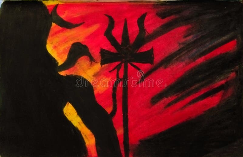 Lord Shiva Silhouette sketch