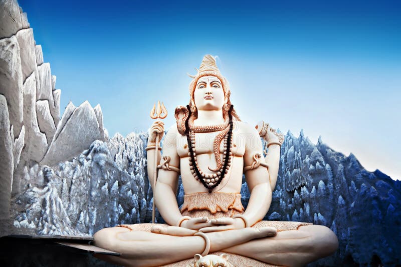 Lord Shiva Statue immagine stock Lord Shiva Statue immagine stock